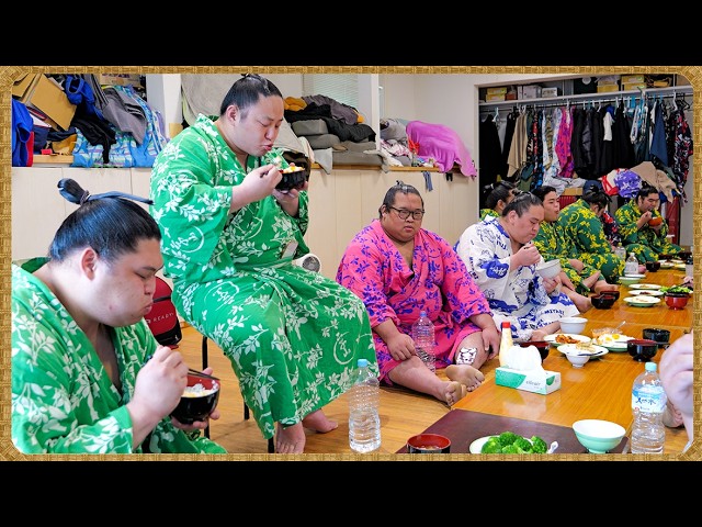 SUMO] No Breakfast? How Sumo Wrestlers Eat to Build Huge Bodies