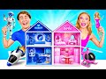 Rakennamme Upean Nukkekodin | Barbie vs Robotti Haaste