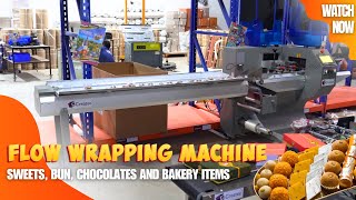 Sweets, Chocolates, Biscuits &amp; Bakery Packing Machine | Automatic Flow Wrapping Machine