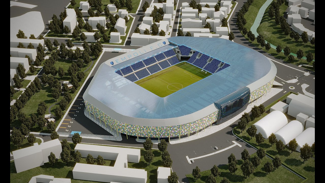 Calcio, l’Empoli presenta lo stadio del futuro