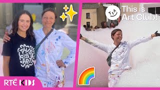 🫧🌈 Massive FOAM ART PARTY in Cork, Ireland 🇮🇪🤩 | This is Art Club! | @RTÉKIDS @rteplayer screenshot 1