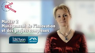 1 Minute 1 Formation - Master 2 Management De Linnovation Et Des Projets Complexes - Iae Lyon