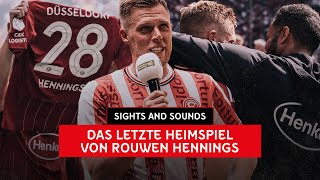 INSIDE | Das letzte Heimspiel von Rouwen Hennings | Fortuna Düsseldorf | 