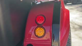 2022 Cherry Red Evolution Pro 4 4-Passenger lithium Golf Cart Virtual Test Drive