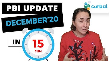 Review of Power BI updates in December 2020