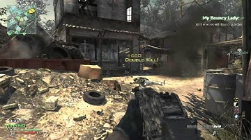 MW3 - Double kill bouncing betty with a flashbang grenade!