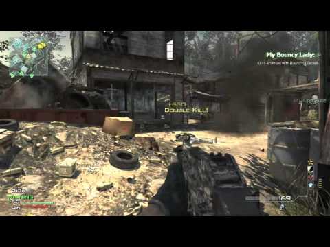 MW3 - Double kill bouncing betty with a flashbang grenade!