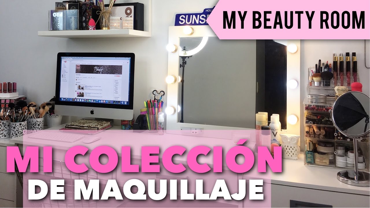 ❤ MI COLECCIÓN DE MAQUILLAJE + SORTEO! ❤ MY BEAUTY ROOM & MAKEUP COLLECTION ❤