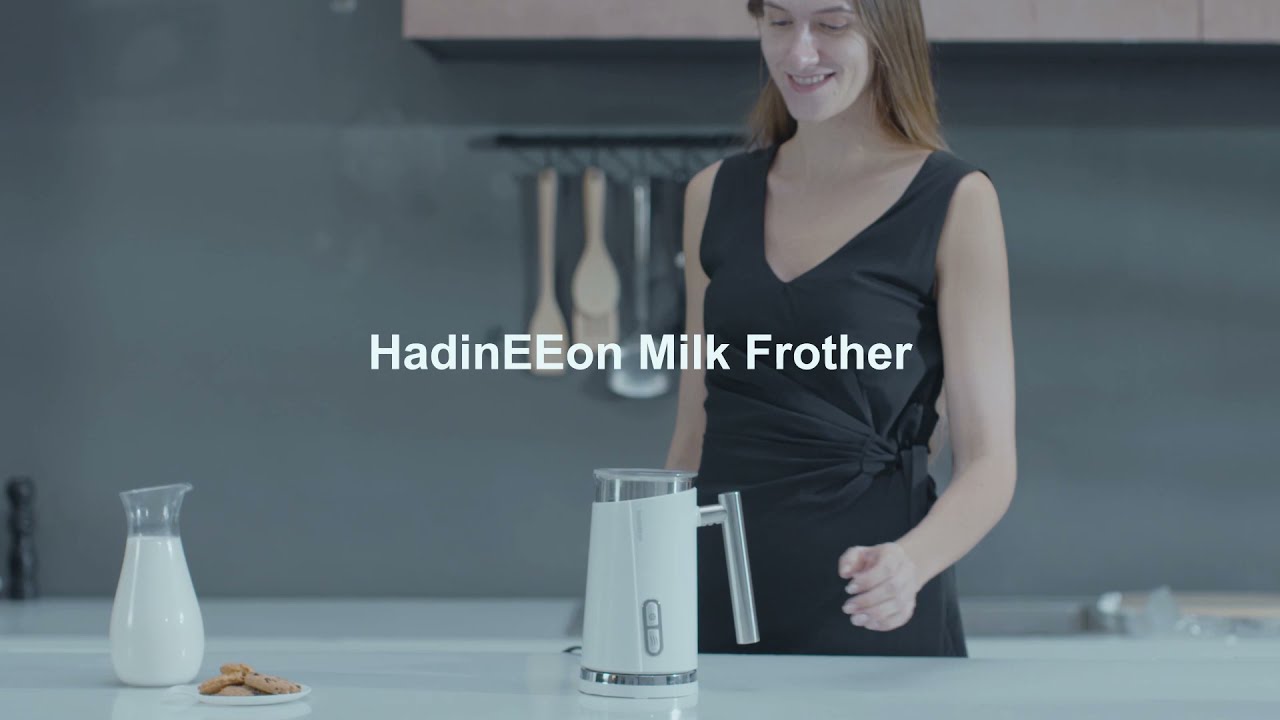 HadiNeeon Milk Frother N11 White｜Hot Sale Milk Frother ｜Fast Frothing