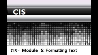 Famous CIS - Module 5 Assignment: Lesson  4 - Formatting Text Profile