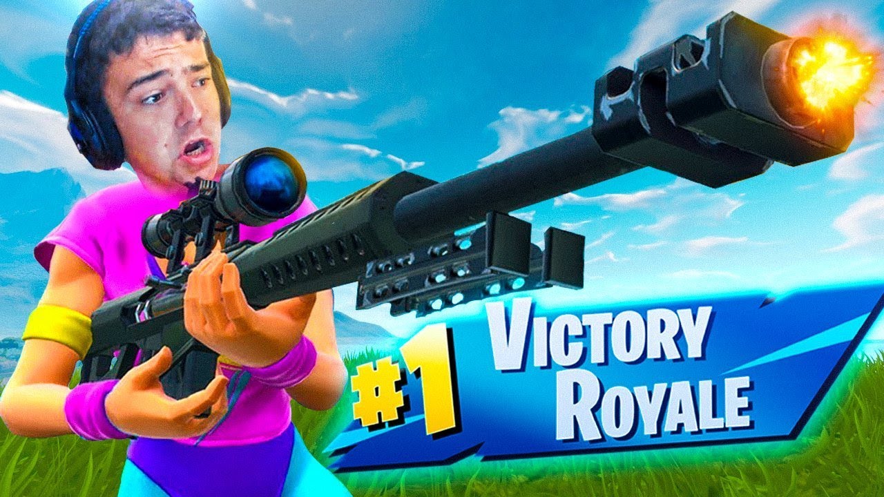 MI MEJOR PARTIDA CON *FUSIL DE TIRADOR PESADO" - Fortnite Battle Royale