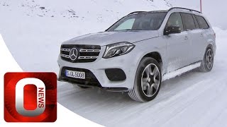 Mercedes GLS 500 4MATIC 2016 • Driving on Snow [HD] (Option Auto News)