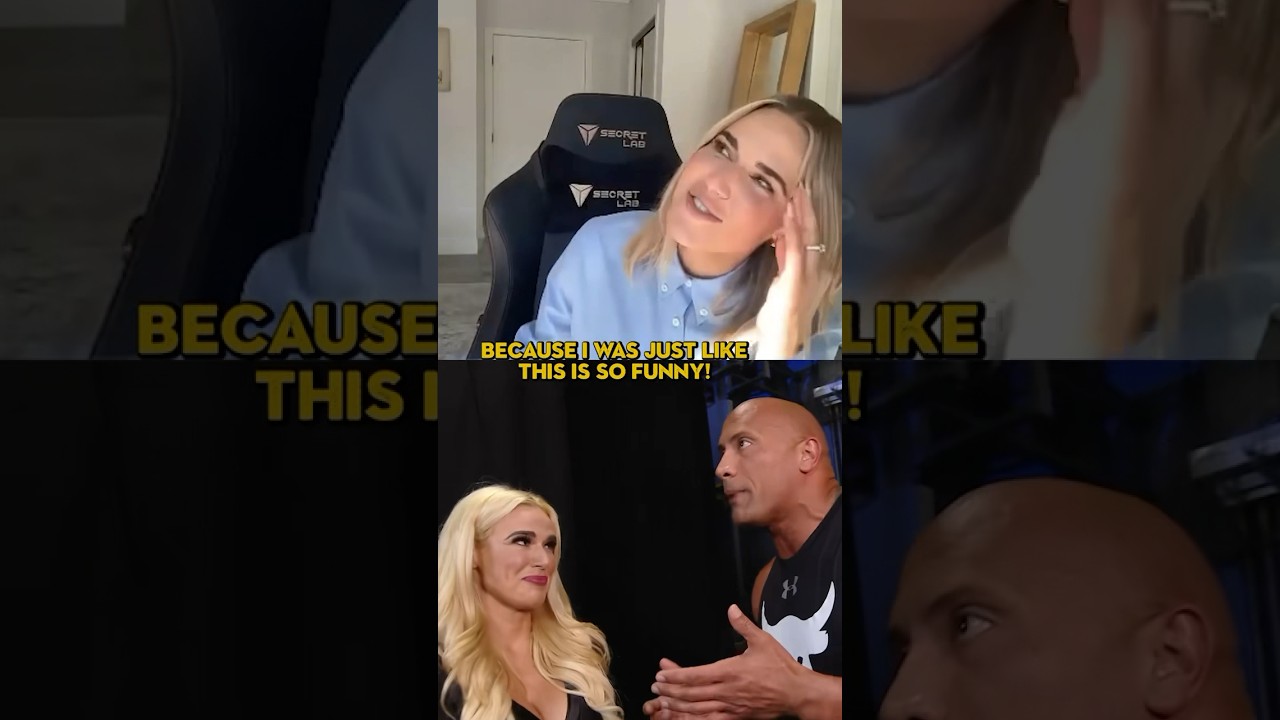 Лана не смогла сохранить серьёзное выражение лица перед Роком