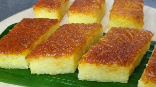 Ganito namang luto ang gawin natin sa kamoteng kahoy! Cassava Cake recipe