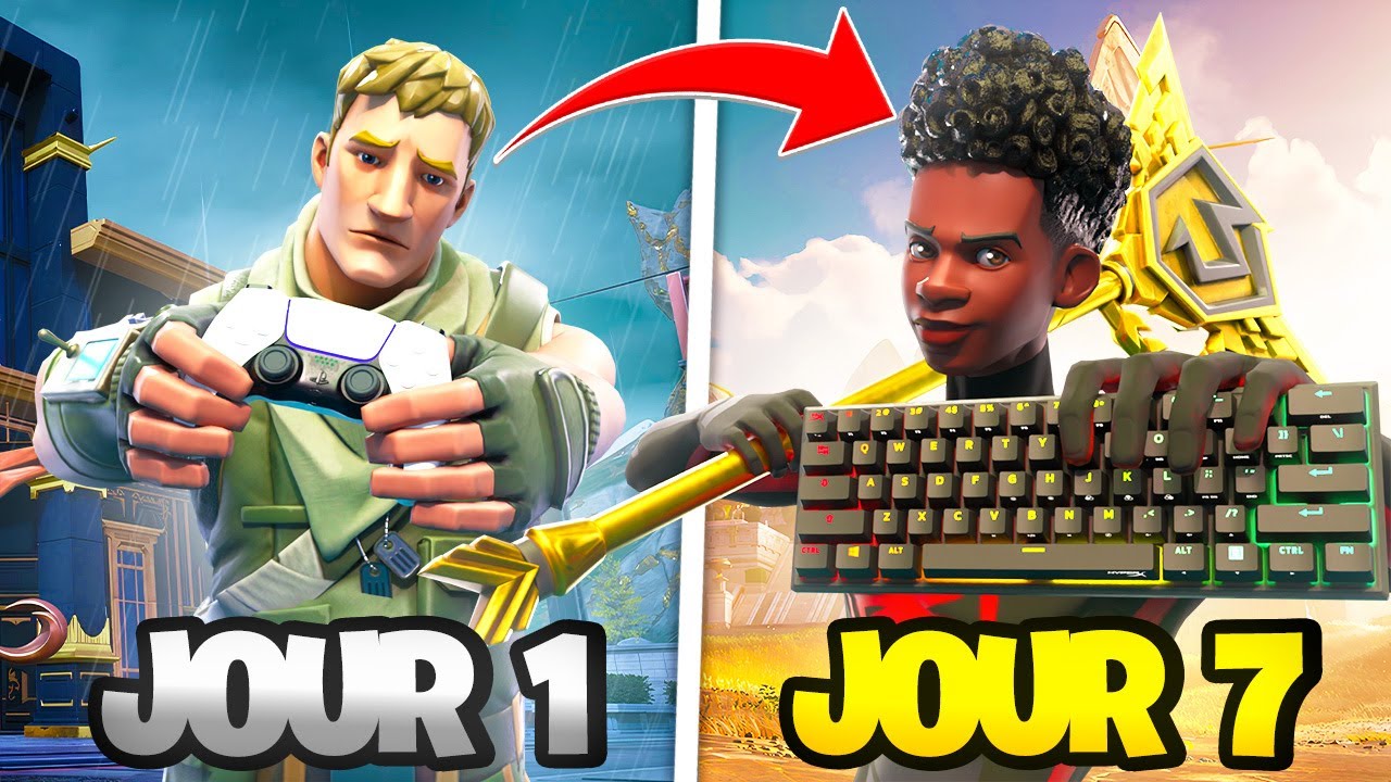7 JOURS Pour Passer CLAVIER SOURIS sur FORTNITE !