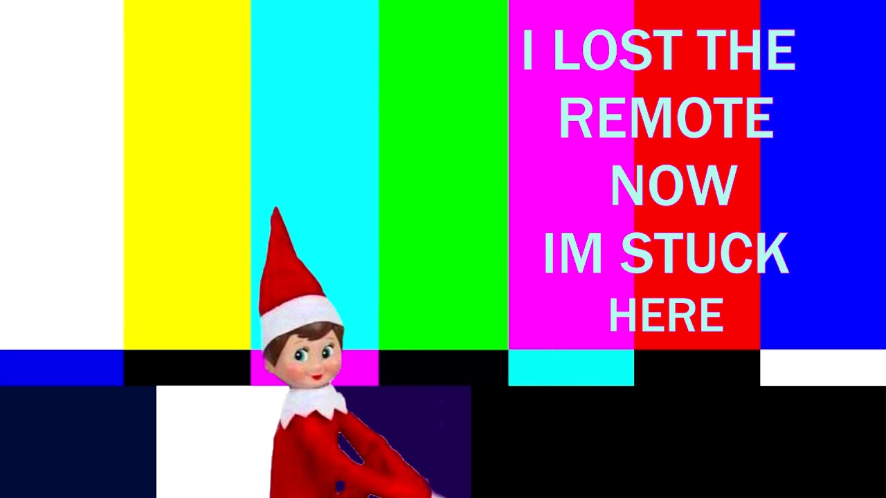 CHRISTMAS ELF STUCK IN TV YouTube