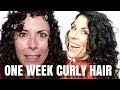 I WORE MY HAIR CURLY FOR A WEEK (CRAZY RESULTS)