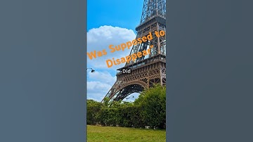 The Eiffel Tower Was Almost Demolished!