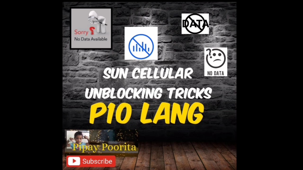 Smart / Sun Cellular Unblocking Tricks / P10 lang - YouTube