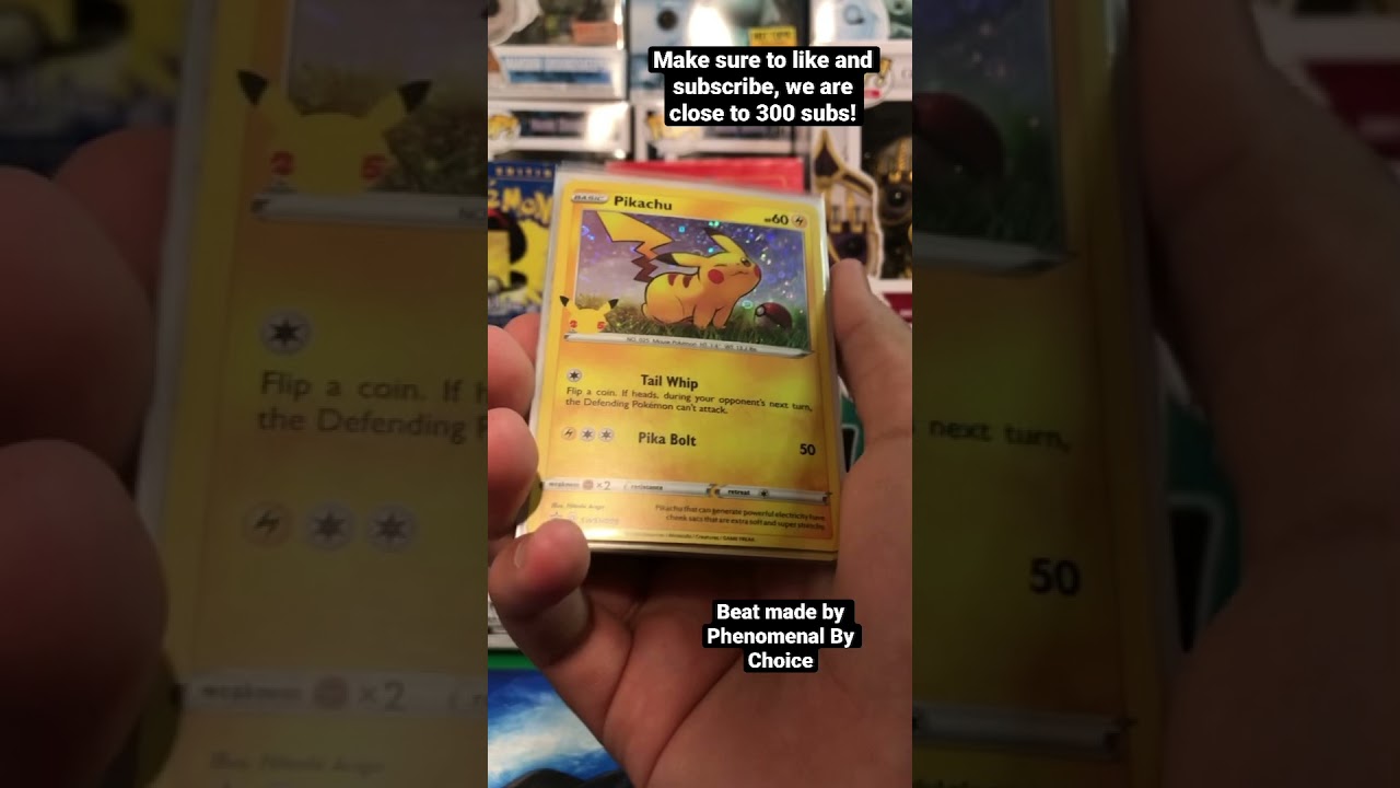 My Pokemon Pikachu Card Collection Youtube