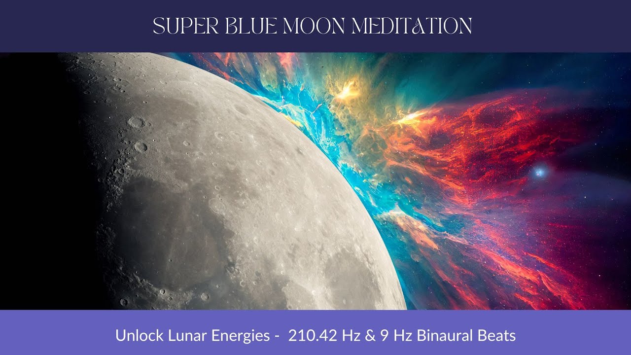 Watch Lunar-Aligned Binaural Beats Meditation for the Super Blue Moon #binauralbeats #moonenergy on YouTube Watch Lunar-Aligned Binaural Beats Meditation for the Super Blue Moon #binauralbeats #moonenergy on YouTube