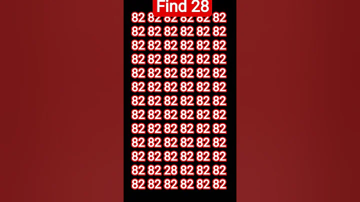 Find 28 #quiz #braintestsolution #smartphone #puzzle #challenge #tranding #ढूंढो #gkquestion #maths