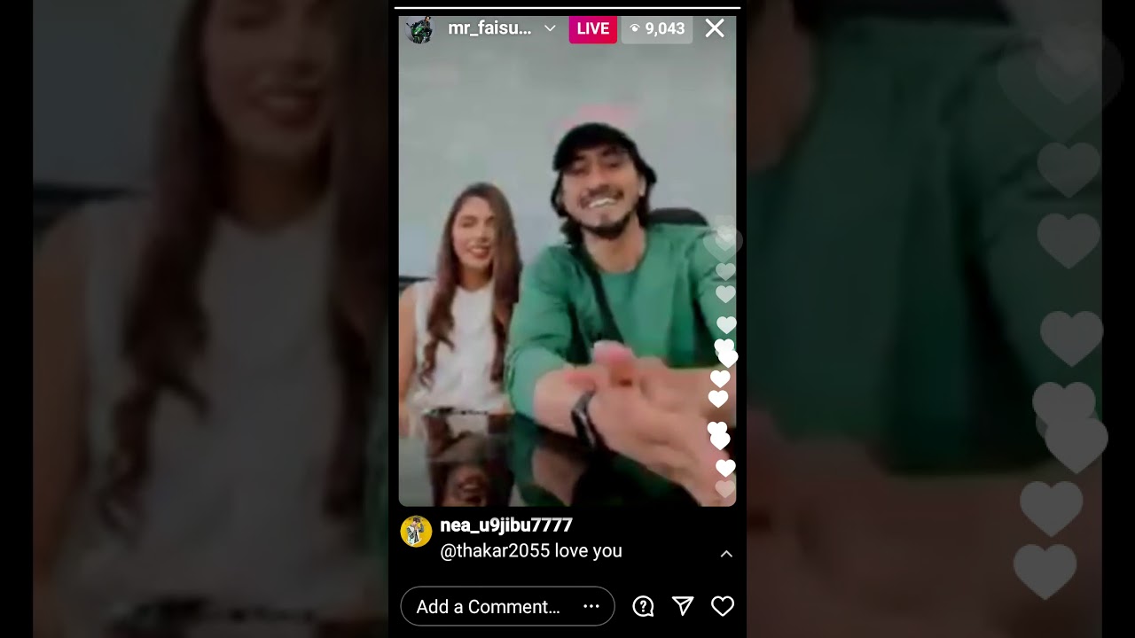 MR.Faisu Live videos in instagram...😍😍😍