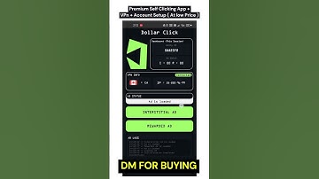 Earn 4$- 8$ Daily Just By Watching Ads | Unity Ads Premium Self Clicking App Very Low Price + VPn