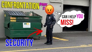 Dumpster Diva DUMPSTER DIVING OUT ON THE TOWN! BIG LOTS. CONFRONTATION! AGRESSIVE SECURITY GUARD!