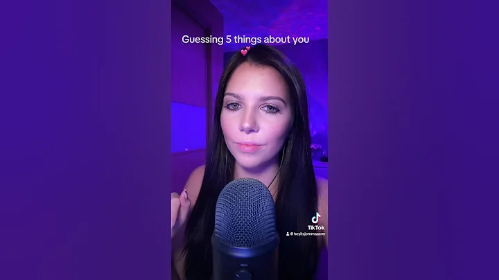 Guessing 5 things about you 💕 #asmr #randomtriggers #asmrtriggers #relax #tinglytriggers