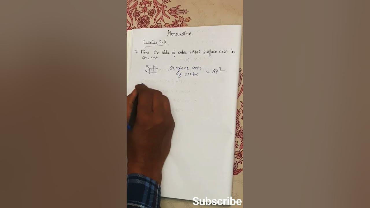 Chapter mensuration class 8 exercise 9 2 question number 3 short 