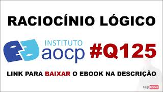 Full ✅ RLM INSTITUTO AOCP 👉Q125 👉Pigeonhole Principle Update