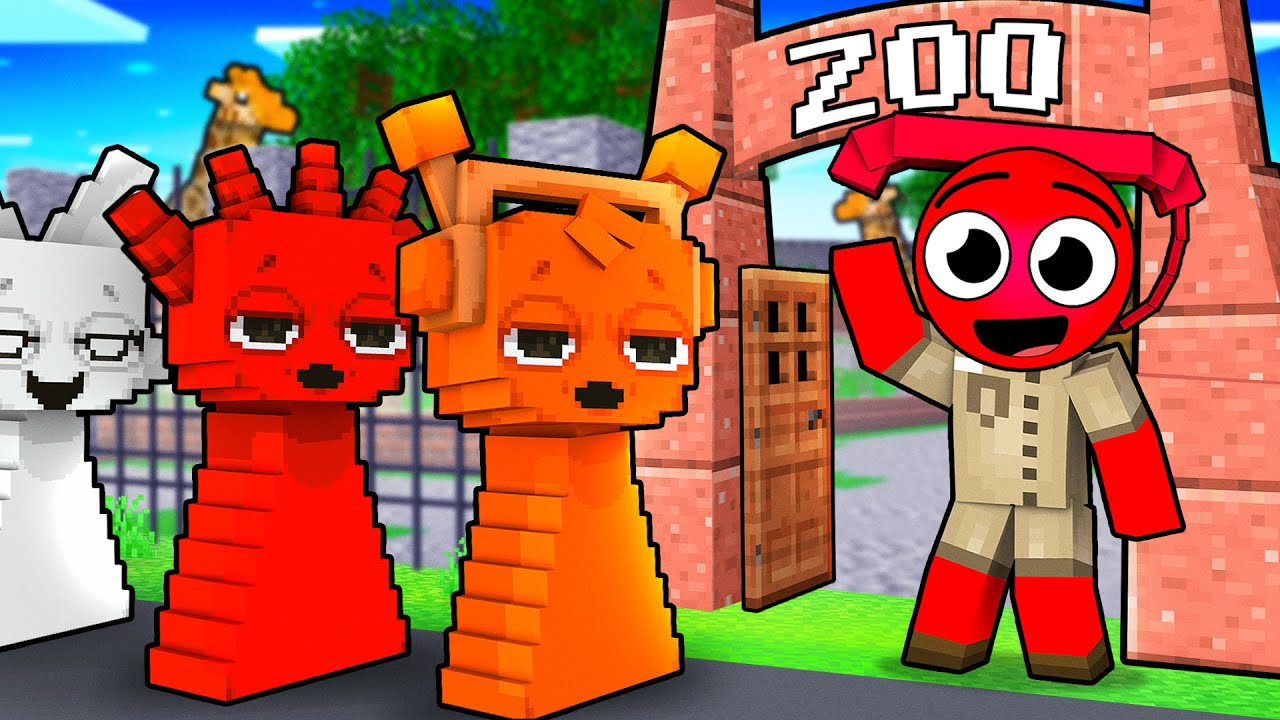 We Opened A SPRUNKI ZOO in Minecraft