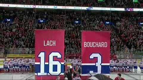 Canadiens Jersey Retirement [ #3 & #16 ]