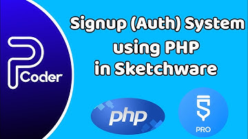 Signup (Auth) System using PHP in Sketchware || Bd Ware || Pcoder