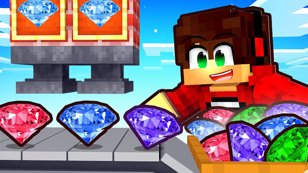 CRIEI uma FABRICA de JOIAS no Minecraft