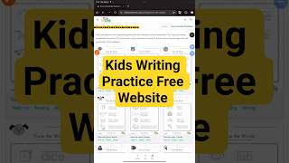 Kids Website | Kids Writing Practice | Kids Study Activity | Practice Website For Kids #shorts #info