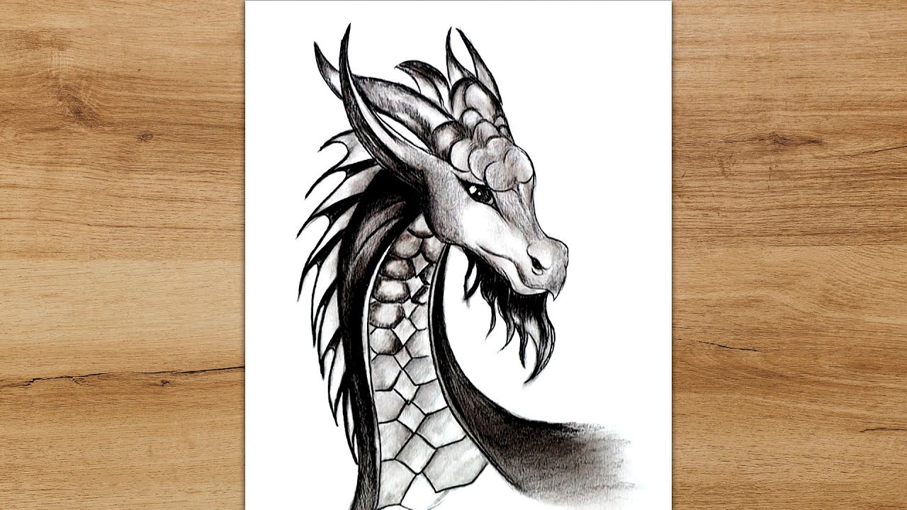 Dragon Sketch Wallpapers  Wallpaper Cave