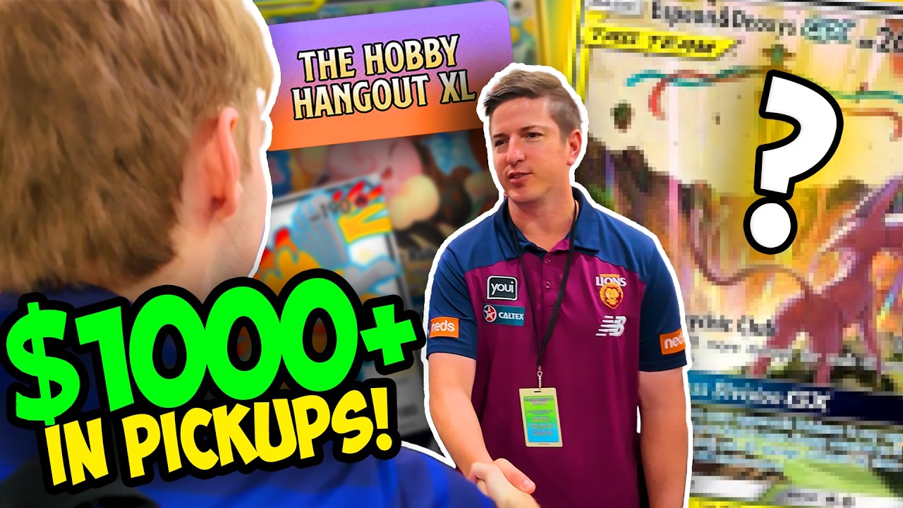 Hunting For Pokémon Cards At Australia's BIGGEST CARD SHOW! (Hobby Hangout XL)