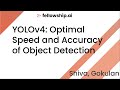 YOLOv4: Optimal Speed and Accuracy of Object Detection