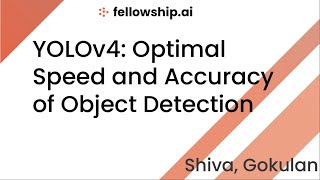 YOLOv4: Optimal Speed and Accuracy of Object Detection