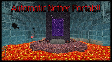 Automatic Nether Portal. (Compact & Simple) 3 Designs!