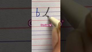 Cursive b | how to write cursive b | small b in cursive #cursivewriting #cursive #art #english #asmr