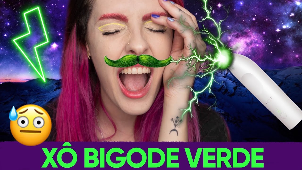 COMO ELIMINEI O MEU BIGODE VERDE! - Karen Bachini