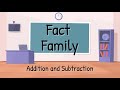 Fact family  grade 2 math vocabulary