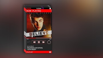 Music Player UI,UX Designs | Photoshop Tutorial | Inzmam Khan
