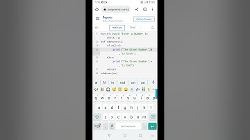 12th computer science 2-A Write a program using functions to check whether a number is  even or odd