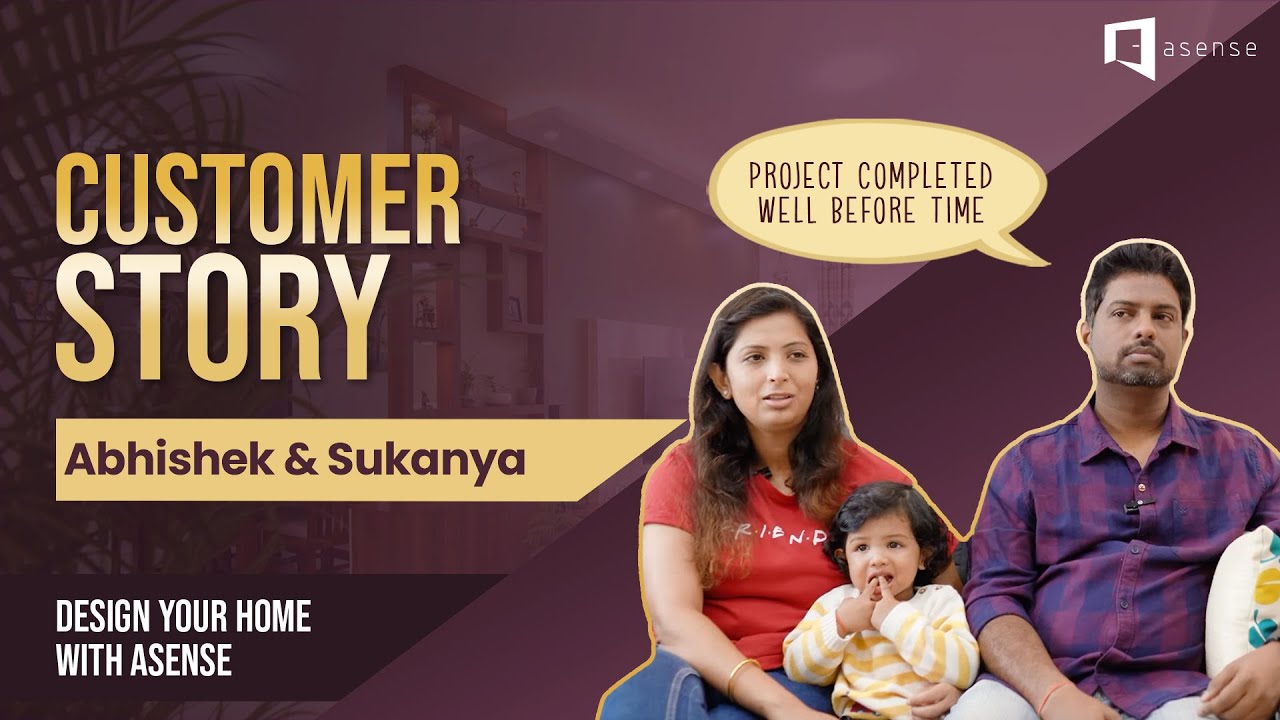 Experience Interior Perfection: Abhishek & Sukanya's Asense Touch at Spectra Raaya Whitefield!