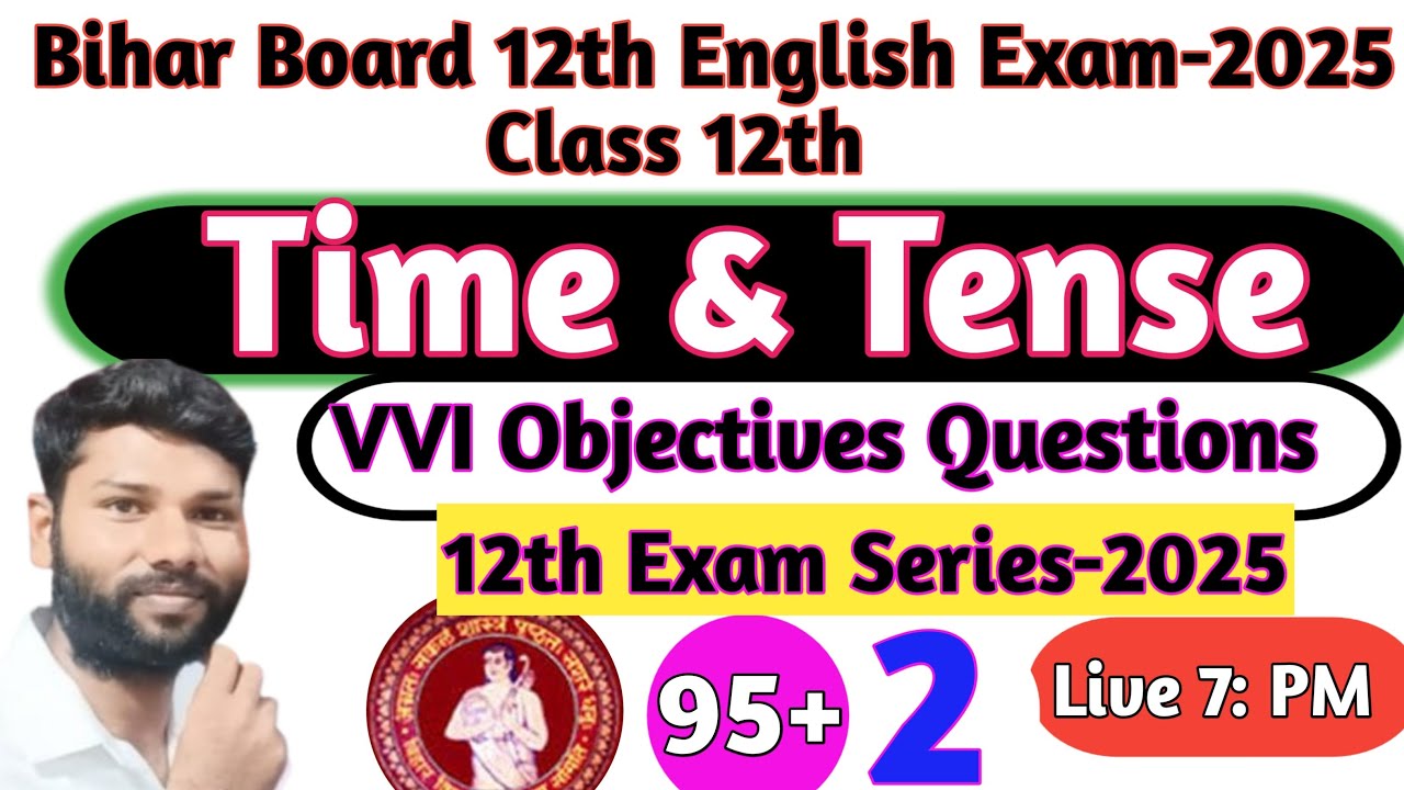 Time and Tense 12th English 2025 English Grammar Magic Tricks of