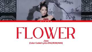 JISOO - 꽃 (FLOWER) Color Coded Lyrics Resimi